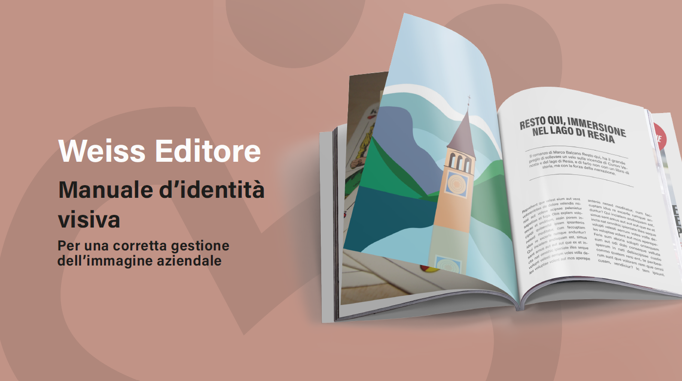 copertina manuale identità visiva Weiss Editore